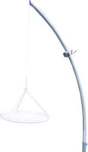 Forca per barbecue Schneider in acciaio inox ∅ 42 mm altezza 150 cm barbecue girevole