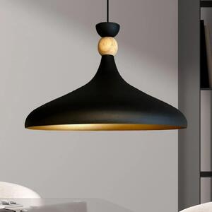 Lampada a sospensione nera Ø35 cm metallo E27 Lampada moderna, senza lampadina