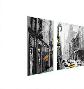 Piastre coprifornelli 2 pezzi 90x52 copertura piano cottura in Vetroceramica tagliere in vetro città di New York