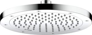 Programma doccia Axor - Soffione 245, 1 getto, EcoSmart, cromo nero spazzolato 35381340