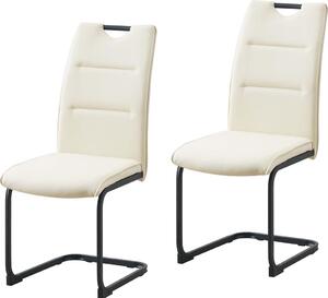 Set di 2 sedie a dondoloPoliuretanocrema DannyP HTI-Line