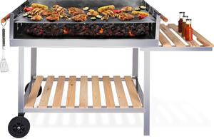 BBQ Grill Carrello per grigliate in acciaio inox