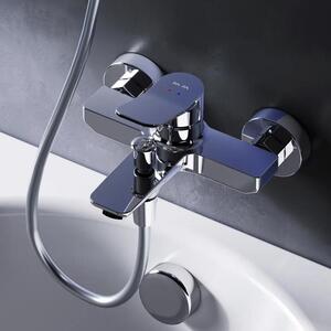 AM.PM Miscelatore per vasca Miscelatore per vasca Miscelatore monocomando cromato Rubinetti per vasca da bagno in ottone a parete