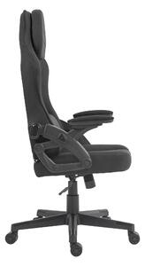 Sedia da gioco Deltaco DC130 in rete morbida nera (GAM-180)