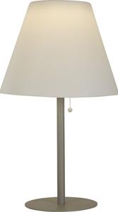 Lampada Da Scrivania Contemporanea Venezia Acciaio Argento Bianco Led 1,6W 0K