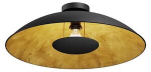 Lampada da soffitto Lindby Emilienne, nero/oro, metallo, Ø 60 cm