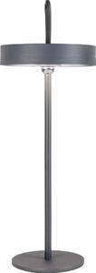 Lampada da tavolo a LED per esterni, nera, batteria ricaricabile, touch dimmer, H 35 cm