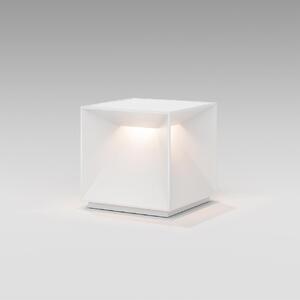 Sigor LED lampada da tavolo ricaricabile Nutalis IP54 a forma di cubo Flex Mood 2700/2200K bianco neve