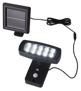 Applique Moderna Solare Policarbonato Nero Led 2,5W 3000K