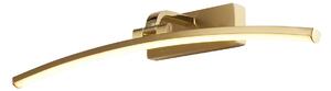 Applique Moderna Santorini Acciaio Ottone Alluminio Led 11,03W 3000K