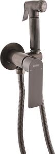 Slezák-RAV Miscelatore per bidet da incasso NIL - grigio metallo, Colore: GRIGIO METALLO - spazzolato opaco