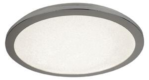 Plafoniera Contemporanea Scilly Policarbonato Cromo Bianco Led 17,5W 4000K