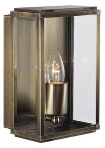 Applique Contemporanea Scatola Acciaio Adjustable Vetro 1 Luce E27