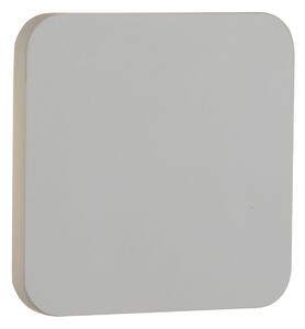 Applique Moderna Malta Pietra - Cemento - Gesso Bianco Led 9W 3000K