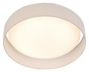 Plafoniera Contemporanea Gianna Tessuto Bianco Policarbonato Led 15,1W 3000K