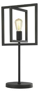 Lampada Da Scrivania-Ufficio Industrial-Nordico Plaza Acciaio Nero 1 Luce E27