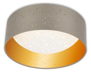 Brilo 3482-011 - Plafoniera LED MAILA STARRY SKY LED/12W/230V marrone/oro