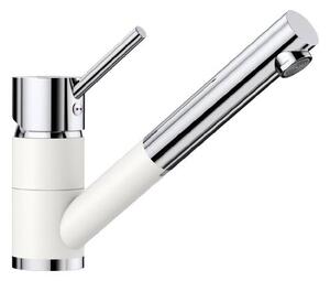 Blanco Antas S - Miscelatore per lavello con bocca estraibile, bianco/cromo 515350