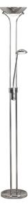 Piantana Contemporaneo Mother Child Acciaio Cromo Vetro Led 15,41W 3000K