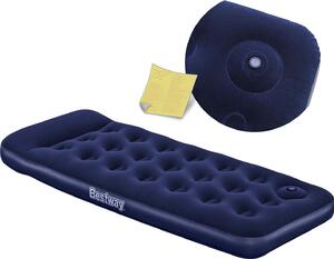 Materasso gonfiabile 185x76x22 cm con pompa a pedale integrata Bestway 67223