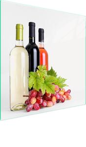 Piatto Di Protezione In Vetro Per Il Cuore 50X52 Vino