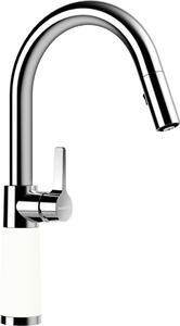 Rubinetto da cucina Schock SC-520 cromo/Cristadur bocca estraibile Linea Verde Giorno