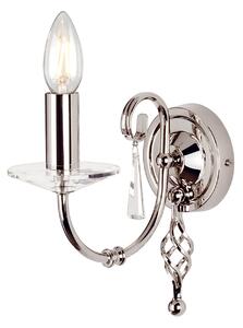 Applique Classica Aegean Acciaio Nichel Lucido 1 Luce E14