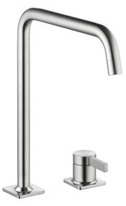 KWC Era 4, miscelatore per lavabo, acciaio inox