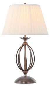 Lampada Da Scrivania Classica Artisan Acciaio Ottone Anticato 1 Luce E27