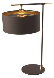 Lampada Da Scrivania Contemporanea Balance Acciaio Ottone Lucido 1 Luce E27