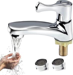 INF Rubinetto da Lavabo Singolo in Cromato con Nucleo in Rame e Filtri