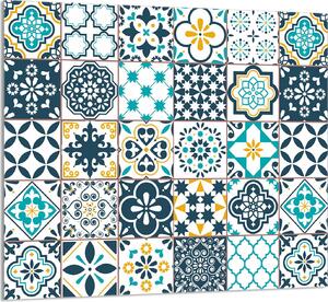 PIATTO IN VETRO PER CUCINA 65x60 Mosaico