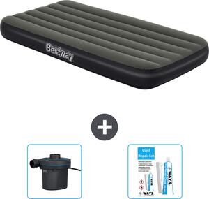 Materasso gonfiabile Bestway - 1 persona - 99 x 188 x 28 cm - Blu - Accessori inclusi