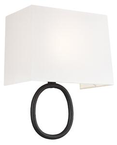 Applique Contemporanea Indo Acciaio Ferro Antico 1 Luce E27