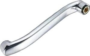 INF Rubinetto Cucina Acciaio Inox 18cm - Estensione per Lavello Argento