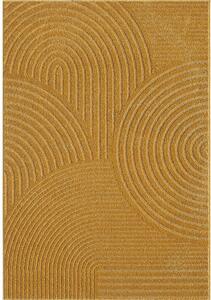 Tappeto giallo ocra 200x290 cm Whirl – ESTE