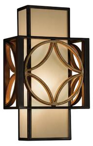 Applique Contemporanea Remy Metallo Bronzo Antico Oro 1 Luce E14