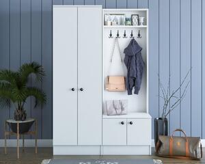 Skye Decor, M11 - 1567, armadietti, piantana, bianco, 119,6 x 182,8 x 37,3 cm