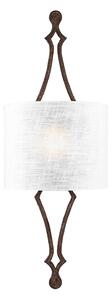Applique Contemporanea Tilling Acciaio Ferro Anticato 1 Luce E27