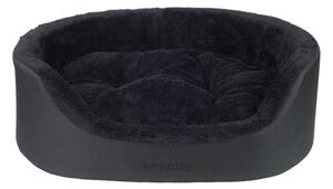 Cuccia per cani ovale ASPEINA nera taglia S, M, L Misura: S - 54x45x16 cm
