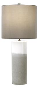 Lampada Da Scrivania Contemporanea Fulwell Porcellana Bianco Grigio 1 Luce E27