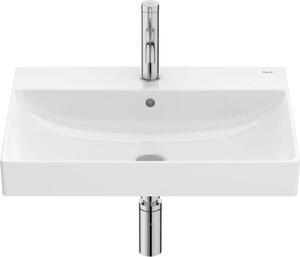 Lavabo sospeso Roca Ona 60 x 46 x 16 cm con troppopieno e foro per rubinetto, bianco