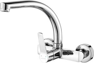 Rubinetto miscelatore da cucina con bocca mobile rubinetto miscelatore monocomando a parete cromo