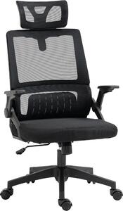 Vinsetto: sedia da ufficio ergonomica con poggiatesta regolabile