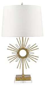 Lampada Da Scrivania Contemporanea Sun King Acciaio Oro Anticato 1 Luce E27