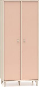 Armadio per bambini Armadio Mevel 80x51x190cm colore selezionabile a 2 ante