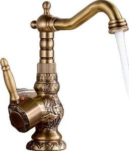 Rubinetto per lavabo, montato a soffitto, cartuccia in ceramica, corto
