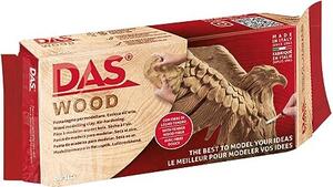 Das Wood pasta modellabile 350g base acqua con fibre di legno per scultura e restauro