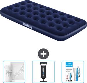 Materasso gonfiabile Bestway - 1 persona - 99 x 188 x 22 cm - Blu - Accessori inclusi