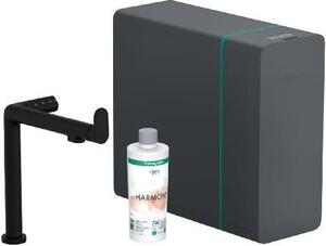 Hansgrohe Aqittura M91 - Miscelatore per lavello, SodaSystem, sBox, nero opaco 76837670